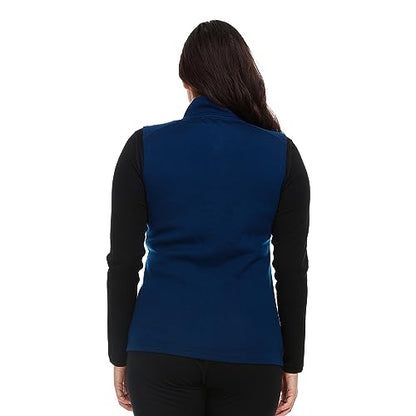 100% Merino Wool Vest - Women's Expedition Heavyweight Vest - color: Navy Blue, size: Large