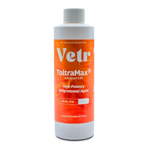 Toltrazuril 2.5% for Horses, Dogs, Cats, 240mL/8.1 Ounce, for Non-Food Chain Animals - size: 2.5% Strength | 240mL/8.1 Ounces