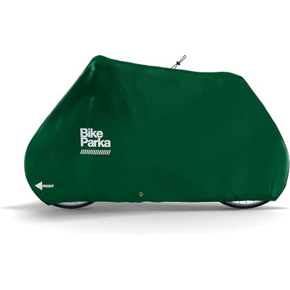 BikeParka STASH Waterproof Bicycle Cover (Forest Green) - color: Forest Green