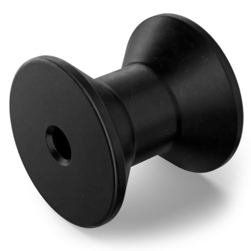 Boat Trailer Bow Stop Roller 3" × 1/2", Bow Roller for Boat Trailer, Protective Front Winch Roller, Wear-Resistant Guide Roller