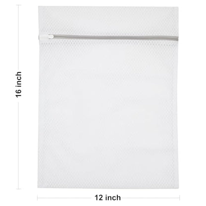 Set of 4 Mesh Laundry Bags, 12 x 16 Inches lingerie bags for washing delicates (4)