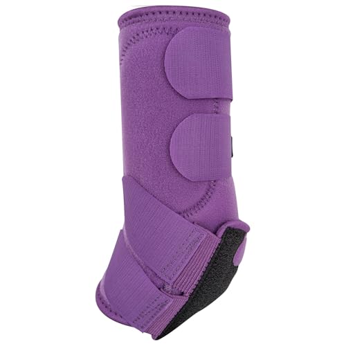 Classic Equine Legacy2 Support Boots, Front (Violet Purple, Small) - color: Violet Purple, size: Small