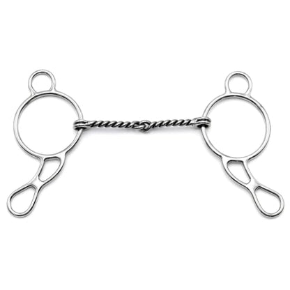 Jeffers Equine Horse Bits, Durable Training Horse Tack, Western Riding Equipment, Equestrian Accessories - style: Twisted Sweet Iron Bit