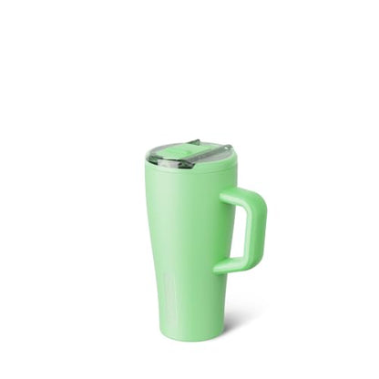 BrüMate Era Flip 20oz Kids Tumbler with Covered Flip Down Straw | 100% Leakproof Insulated Kids Cup | Made of Stainless Steel | Cup Holder Friendly | 20oz (Kiwi) - color: Kiwi, size: 20 Ounces