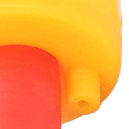 Lamb Feeding Nursing Nipple, Portable Vented Milk Feeder for Lambs Dogs Foals Silicone Plastic Red Yellow 5.5 x 3 cm 10 Pieces