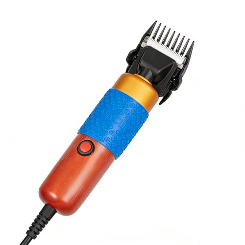 XIJIE 10ft Sheep Shears, for Dogs Cat Goat Alpaca, Llamas, Angora Rabbits Shearing Hand Piece Cutter Livestock Pet Supplies with Plug & 2 Blades 200W Electric Clippers Animal Shave Grooming Farm