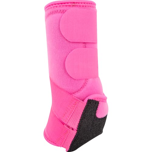 Classic Equine Legacy2 Support Boots, Hind (Hot Pink, Medium) - color: Hot Pink, size: Medium