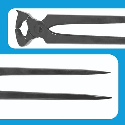 12" Hoof Cutting Nipper, Professional Stainless Steel Farrier Tool for Horse Hoof Trimming and Care - style: Cutting Nipper 12"