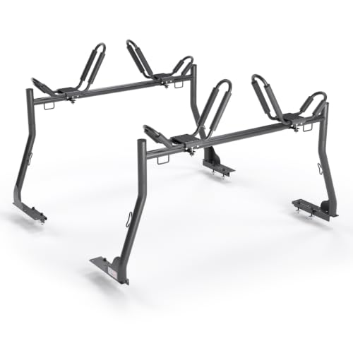 Model X31-J Truck Ladder Rack with 2 Sets Kayak J-Racks - color: KX-3155-BLK