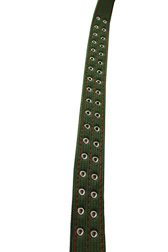 Adjustable Four-Layer Nylon Thickened Cow Collar with 2-Rows Metal Buckle and Traction Chain for Horse, Sheep, Cattle, Dog, Camel (57inch) - color: 57inch