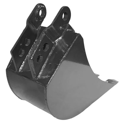 Titan Attachments 14in Wide Backhoe Bucket, 3-Carbon Steel Teeth, Hydraulic Tilt Backhoe & Excavator Attachment - size: 14"