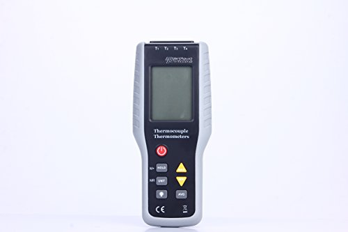 PerfectPrime TC41, 4-Channel K-Type Digital Thermometer Thermocouple Sensor -200~1372°C/2501°F - style: 4 CH Basic
