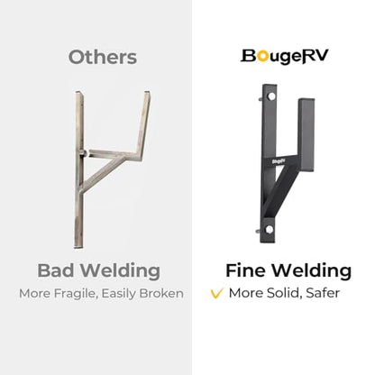 BougeRV 2 Pack Ladder Rack for Trailer Side Mount 353 lb Capacity