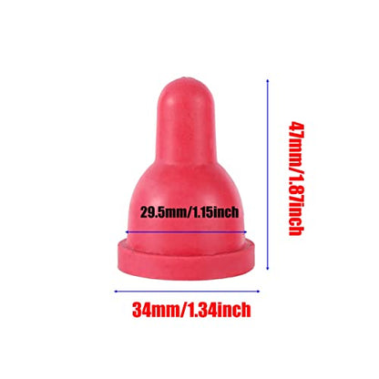 2Pcs Sheep Goat Lamb Milk Nipples Soft Rubber Pacifier - size: Lamb pacifier