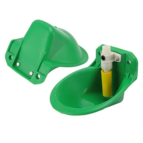 banapoy Automatic Livestock Water Bowl, 1L Capacity Plastic Sheep Drinking Bowl Goat Water Dispenser, Adjustable Water Volume, Farm Feeding Water Bowl for Cow Dog Horse, banapoyd82s5hnxk0
