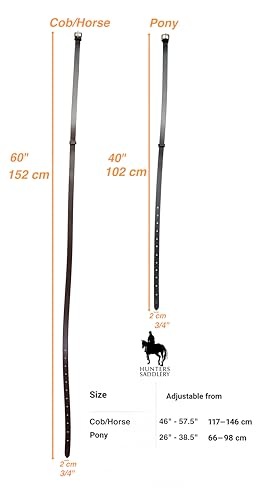 Leather Neck Grab Strap – Horse Riding Balance Aid for Pony, Cob & Full Size