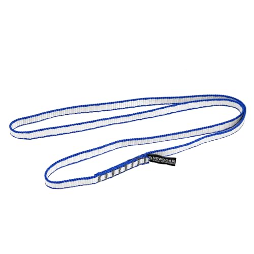 NewDoar Climbing Sling 10mm Dyneema Sling Runners 22KN 4840LB Climbing Utility Cord Rock Climbing, Creating Anchors System, Rappelling Gear, Perfect for Tree Work - color: Blue(1pc), size: 12"/30cm