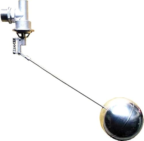 304 Stainless Steel Balanced Float Ball Valve, Tank Mount, 100 Psi (1-1/2") - size: 1.5 Inch