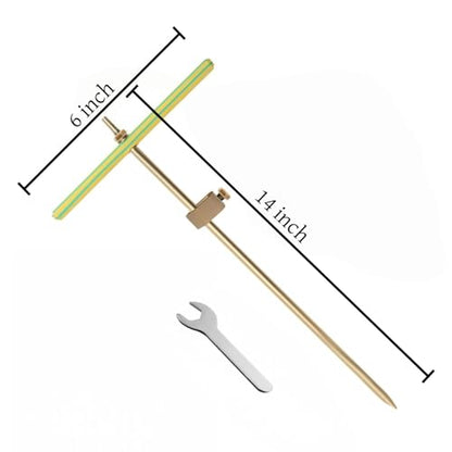 Copper Grounding Rod for Electric Fence & Generator - Portable Ground Rod with Clamp, T-Handle & Wrench, Heavy Duty Grounding Kit for Pool Pump, Antennas, Satellite Dishes - Grounding Bar Accessory