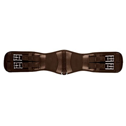 Collegiate Memory Foam Dressage Girth - color: Brown, size: 24"