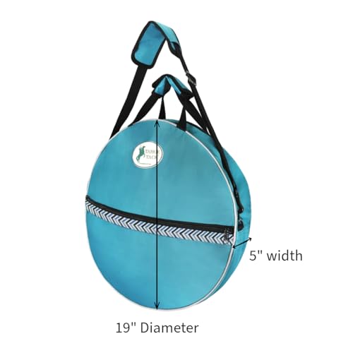 Horse and Calf Roping 3 Ropes Carry Bag Custom Designed with Reflective and Overlay Trims by Tahoe Tack - color: Black