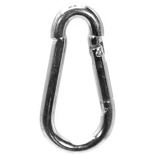 Jeffers Zinc Plated Steel Bucket Hook Spring Snap, Heavy Duty Metal Clip, Chain Connector, Utility Hook for Buckets, Rope, Leash, Farm, Barn, Stable, Hanging Accessories, Outdoor Hardware - 1 Pack - size: 1 Pack