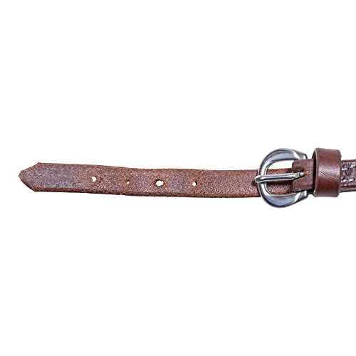 Schneiders Billy Royal Oiled Hermann Oak Leather Curb Strap | Billy Royal Curb Strap for Horses | Superior Comfort | Thick Center Section | Handcrafted Oiled Hermann Oak Leather | Made in USA