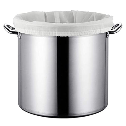 12"x18" Nylon Mesh Strainer Bags for Almond Nut Milk, Greek Yogurt, Home Beer Wine Brewing 180 Micron - size: 12"x18" Brew Bag - 180Micron