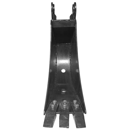Titan Attachments 8in Wide Backhoe Bucket, 3-Carbon Steel Teeth, Hydraulic Tilt Backhoe & Excavator Attachment - size: 8"