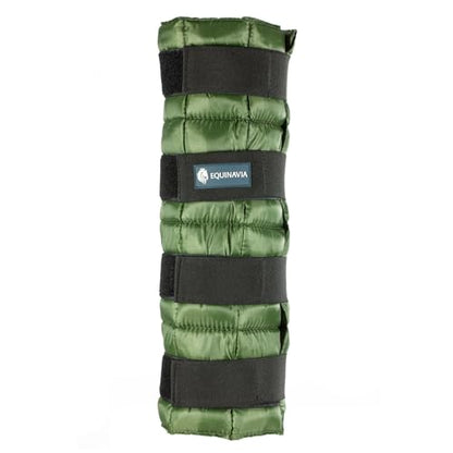 Equinavia Cool Relief Therapy Equine Ice Boots for Horses-Gel Cooling Wraps - color: Green - Pair
