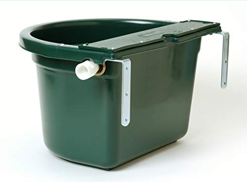 Little Giant® Automatic Animal Waterer | DuraMate Float Controlled Automatic Waterer for Livestock | Heavy Duty and Durable | Made in USA | 4 Gallon (Green, 4 Gallon) - color: Green