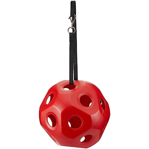 Equiessentials Slow Feed Hay Ball 16In Red