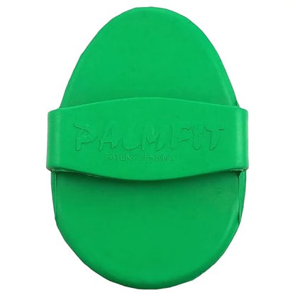 Grewal Equestrian Palm Fit Curry Comb (Dark Green) - color: Dark Green
