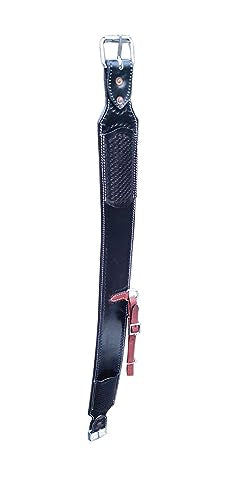 Western Horse Flank Cinch|Saddle Rear Girth|Back Cinch|Horse Riding Accessory (Black)