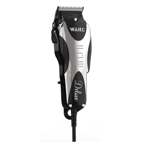 Wahl Pro Animal Deluxe U-Clip Trimmer, Black & Chrome