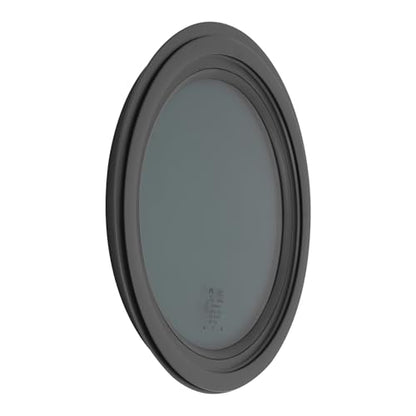 Round Fixed RV Window 12" Round Tinted RV Window, Round RV Windows for Camper, Caravan, Motorhome, Fits 0.12-0.24 In and 2.13 In Wall Thickness