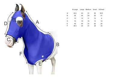 Majestic Ally Stretch Lycra Horse Hood with Zipper… - color: Red, size: Medium