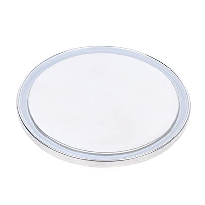 DYRABREST Universal Lid Stainless Steel Durable Universal Milk Bucket Lid Fits 12-60L Milk Bucket