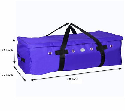 Majestic Ally 1200 D Nylon Fabric Large 44” x 20” x 16” and Extra Large 52" x 27" x21" Heavy-Duty Hay Bale Storage Bag (Purple, X-Large) - color: Purple, size: Extra Large