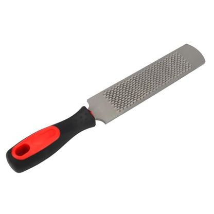 Hoof Rasp for Horse, 14in/33.5cm Steel Goats Sheep Hoof Rasp Double-Sided Rough or Fine Teeth Design Trimmers Farrier Tool Supplies for Horse Donkey Cow Goat Hooves Trimming Smoothing and Grooming