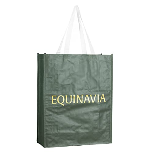 Equinavia Small Shopping Bag | for Hay, Grooming Equipment, Necessities - Dark Green - One Size