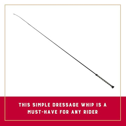Weaver LivestockWeaver Leather Dressage Whip, 36" Shaft, Black - color: Black, size: 36"