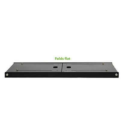 NavePoint 12U Patch Panel Bracket Wall Mount Patch Panel Rack for 19” Networking Equipment – Expandable Mounting Depth 9.5” to 15.5” 4U IT Rack 40lbs Weight Capacity Pre-Assembled - size: 12U