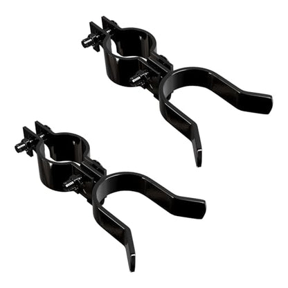 VIVIDA 1-3/8" x 1-3/8" Chain Link Fence Gate Latch, Black Fork Latch, 2 PCS - size: 1-3/8" x 1-3/8" (2 PCS)