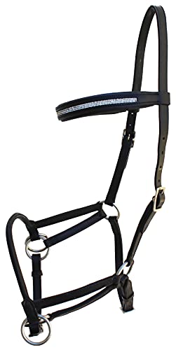 English Horse Black Leather All-Purpose Trail Bridle Reins 803AXBK - color: Black Clear 3