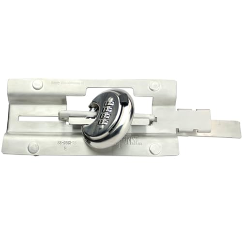 DBCI Overhead Roll Up Door Latch, Stainless Steel 7-1/2" x 3-1/2", with 4 Bolt mounting, New Product with Minor Surface Marks. - size: SS-DBCI-1SX