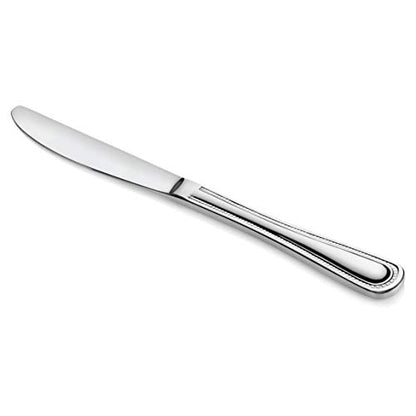 New Star Foodservice Bead Pattern Stainless Steel Dinner Knife, 8.5-Inch, Set of 12, Commercial Grade (Pack of 3) - size: 7.9" (Pack of 3)