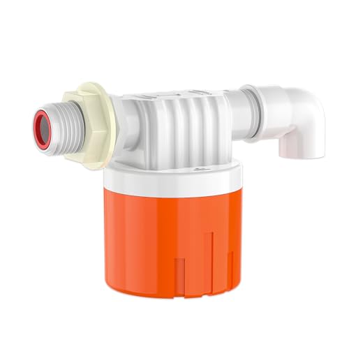 Float Ball Valve for Water Tank,Automatic Water Trough Water Level Control Float Valve Aqua Pulse Trough for Pool,Pond,Livestock (1pcs 1/2" side inner) - size: 1/2" side inner