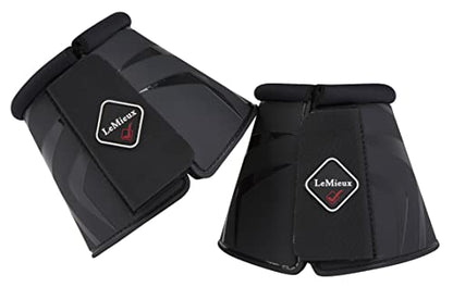 LeMieux Rubber Bell Overreach Horse Boots - Protective Gear and Training Equipment - Equine Boots, Wraps & Accessories - color: Black