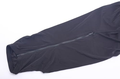 LEAFOREST Horse Slinky Hood with Zipper Stretch Neck Cover Sleazy Hoodies - color: Black